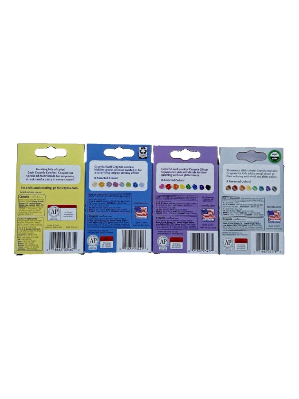 Crayola Specialty Crayons Lot Glitter, Metallic, Confetti, Swirl (32 Total) NEW - Picture 2 of 10